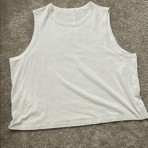 lululemon White Sleeveless Women's Top
